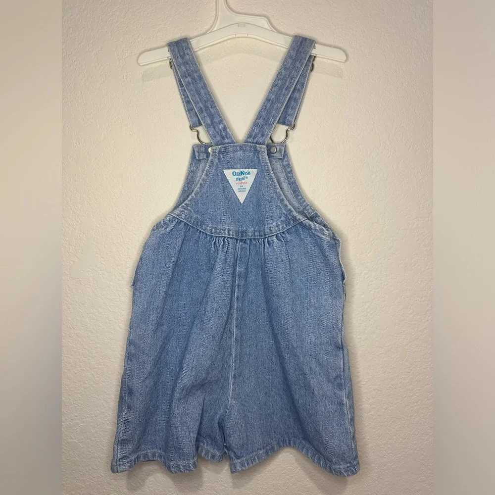 Vintage Paper Tag OshKosh Bgosh Shortalls. 4T see measurements. 100% Cotton